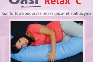 Relaksacyjna poduszka dla ciężarnej i do karmienia
