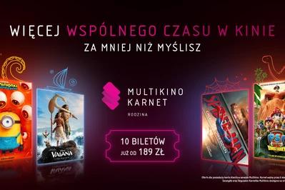 Rodzinne wyjścia do kina jeszcze bardziej się opłacają. Zobacz Karnet Rodzina w Multikinie