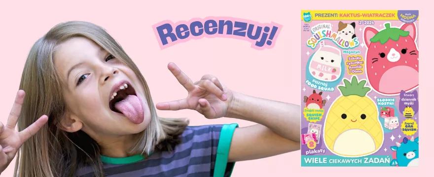 Nowy magazyn Squishmallows® - zostań recenzentką