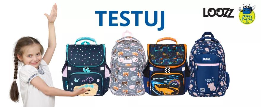 TESTUJ: Zdrowy plecak dla PIERWSZOKLASISTY od marki LOOZZ