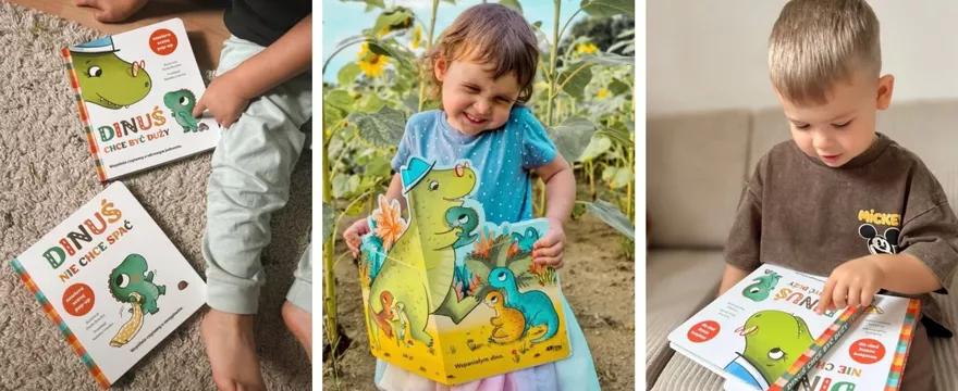 Mamy polecają książki z dinozaurem dla dzieci. Proste historie o ważnych sprawach.