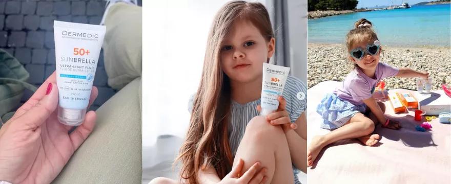 Opinie o kremach ochronnych Dermedic Sunbrella - Influencerki zachwycone!