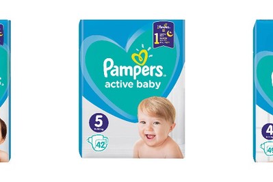  Podwójna ochrona przed przeciekaniem z Pampers® Active Baby