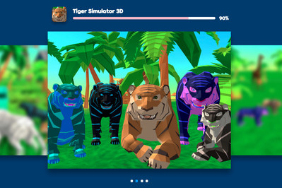 Wciel się w drapieżnego tygrysa i przemierzaj dżunglę w Tiger Simulator 3D