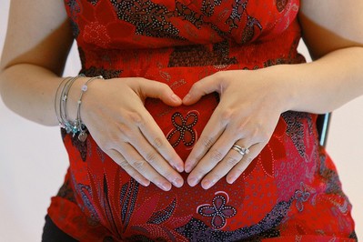 Obserwuj brzuch przed porodem
