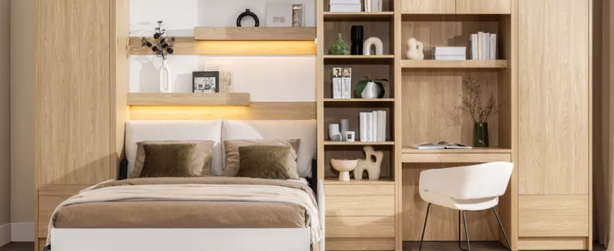 Półkotapczan z biurkiem – maksymalne wykorzystanie przestrzeni w pokoju dziecięcym