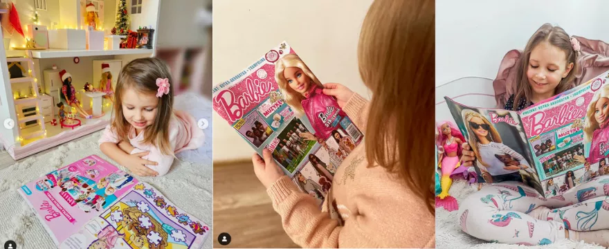 Mamy recenzują Magazyn Barbie z ulubienicą dzieci!