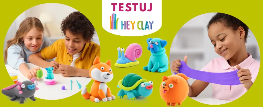 Ulepcie sobie zwierzaka! Rodzinne testowanie masy Hey Clay!