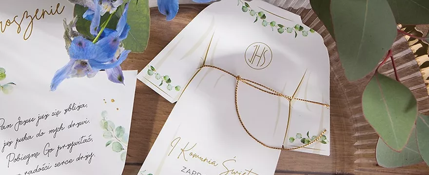 Komunia 2024. Jak i kiedy zaprosić gości?