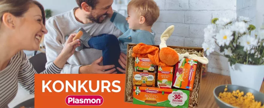 KONKURS: Poznaj markę Plasmon i wygraj zdrowe przekąski i dania dla dzieci!