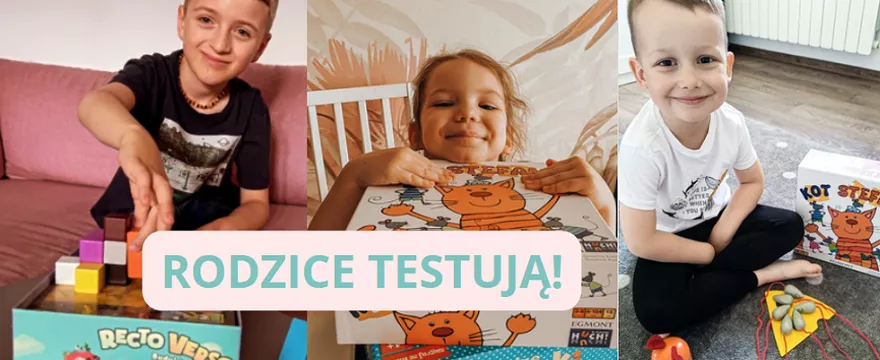 Rodzice testowali gry rodzinne od Egmont Polska. Zobacz OPINIE!
