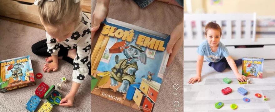 Gra Słoń Emil od wydawnictwa Egmont — opinie mam
