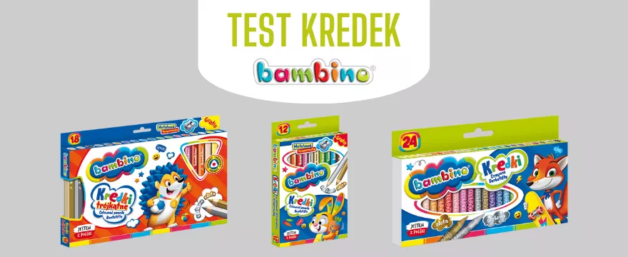 TESTOWANIE: wygraj i wypróbuj kultowe kredki BAMBINO! Z okazji Dnia Kredki czekają bogate zestawy!