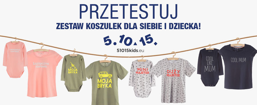 Uwaga: TESTOWANIE koszulek dla dużych i małych od 5.10.15.!