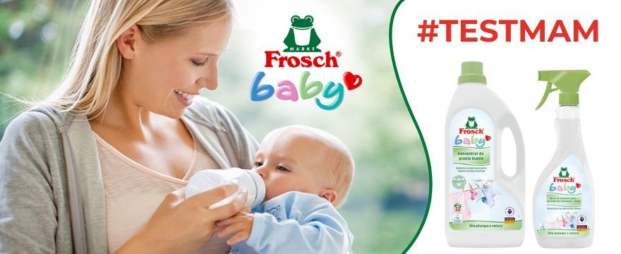 TESTOWANIE: Czyste i bez plam! Preparaty do prania dziecięcych ubranek od Frosch Baby