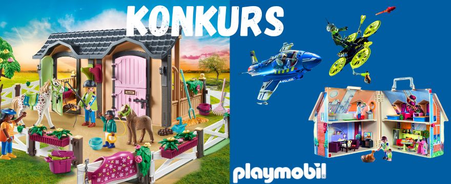 KONKURS! Czekają kreatywne zestawy dla dzieci od Playmobil!