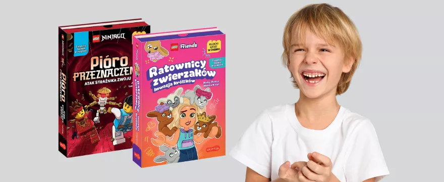 Poznajcie książki o bohaterach ze świata LEGO&reg;! Dołączcie do akcji recenzenckiej