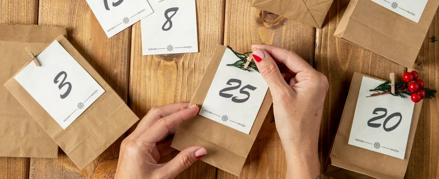 Kalendarz adwentowy dla dziecka DIY - pomysły.