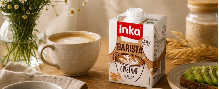 Kawa z pianką — na ciepło czy na zimno? Przetestuj INKA Barista Owsiane