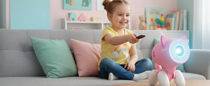 Bezpieczne kino w pokoju dziecka — testuj projektor edukacyjny Kiano Alpha Kid