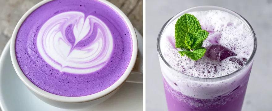 Ube, fioletowa matcha? Nowy trend w kawiarniach