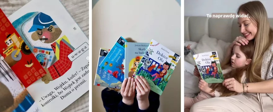 Radosna nauka czytania z serią książek „Czytam sobie” od HarperKids