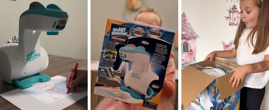 Projektor Smart Sketcher 2.0 na prezent? Opinie mam i dzieci