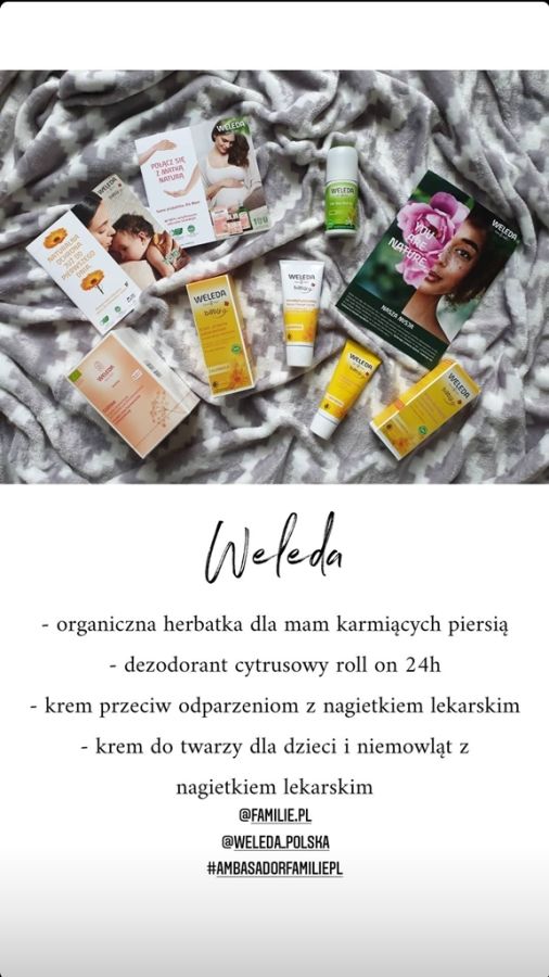 Testowanie - kosmetyki Weleda