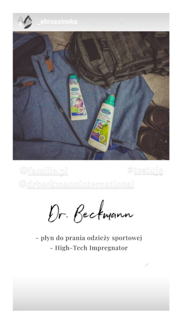 Testowanie - środki piorące Dr.Beckmann