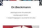 Testowanie - chusteczki wyłapujące kolor Dr.Beckmann