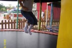 Emilka na trampolinie
