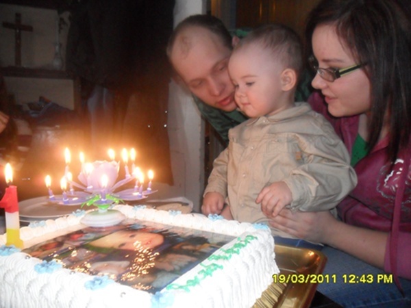 Pierwsze urodziny naszego Piotrusia:)