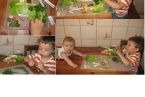 Dziś przygotowywałam z dziećmi sałatkę i zupę, ale pierw powstał króliczek edukacyjny :)