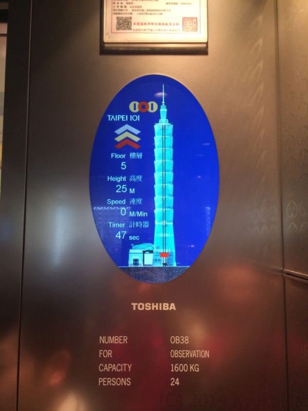 Taipei 101 - najszybsza winda na świecie!