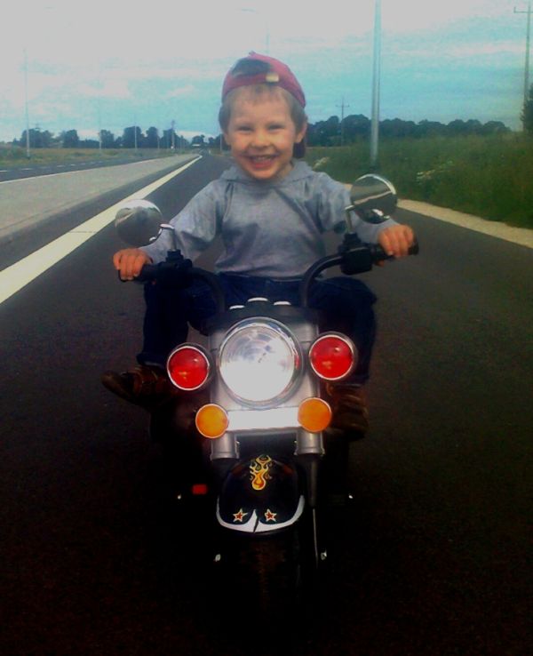 motocyklista;) 