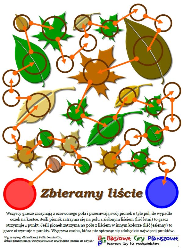 Gra "Zbieramy liście"