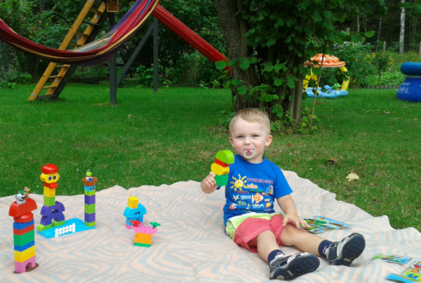 Lato w naszym ogródku tylko z klockami LEGO DUPLO!  :-)