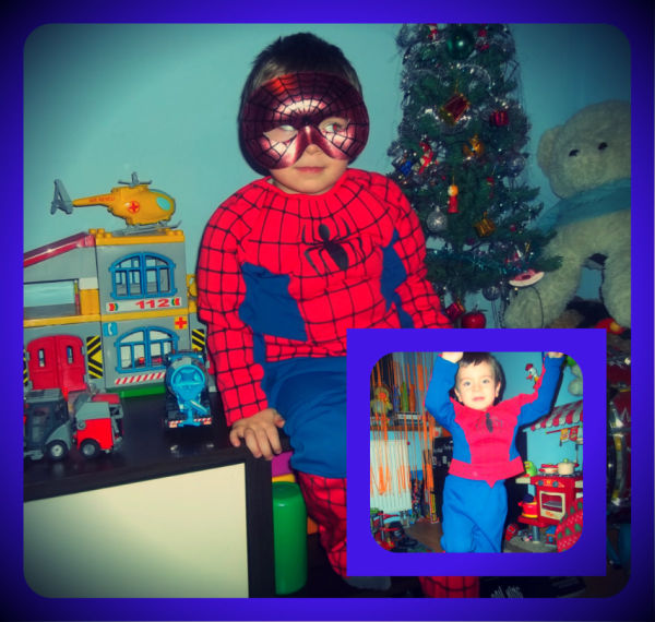 Mój siostrzeniec spiderman :)
