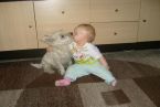 dzieciaki + zwierzaki= słodkie przyjacielskie buziaki