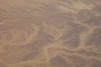 Widok z samolotu na pustynie