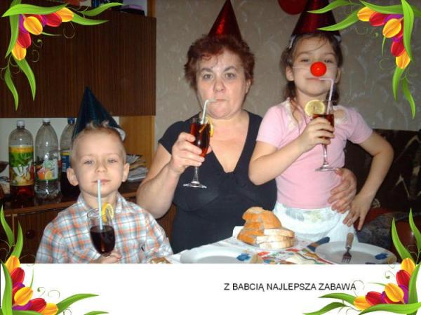 Z babunią:)