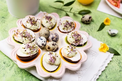 Przepis na jaja marynowane w occie balsamicznym 