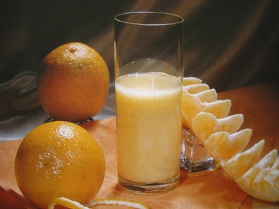 Napój mleczno-pomarańczowy